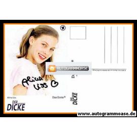 Autogramm TV | ARD | Alina LISS | 2000er "Der Dicke" (vd Mehden)