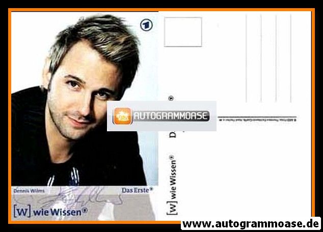 Autogramm TV | ARD | Dennis WILMS | 2000er "W Wie Wissen"