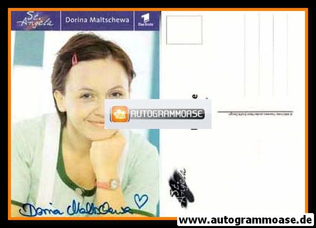 Autogramm TV | ARD | Dorina MALTSCHEWA | 2000er "St. Angela" (Jander)