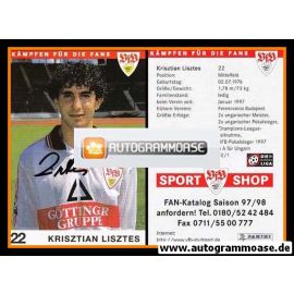 Autogramm Fussball | VfB Stuttgart | 1997 | Krisztian LISZTES