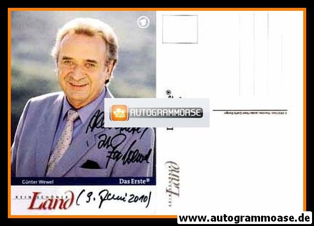 Autogramm TV | ARD | Günter WEWEL | 2000er "Kein Schöner Land" 1