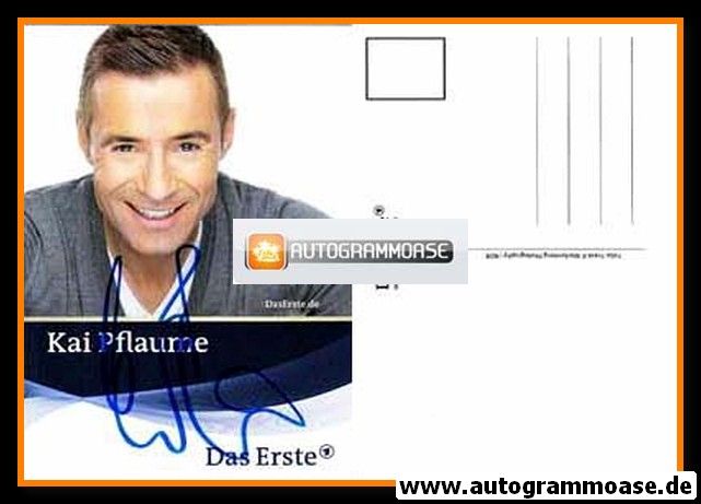 Autogramm TV | ARD | Kai PFLAUME | 2000er (Portrait Color) 1