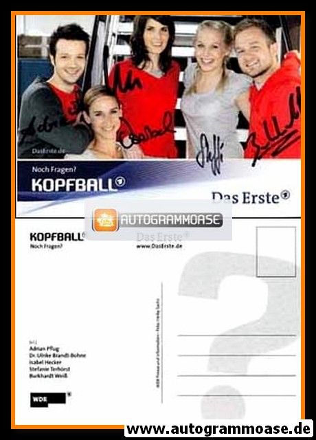 Autogramme TV | ARD | KOPFBALL | 2000er (Portrait Color)
