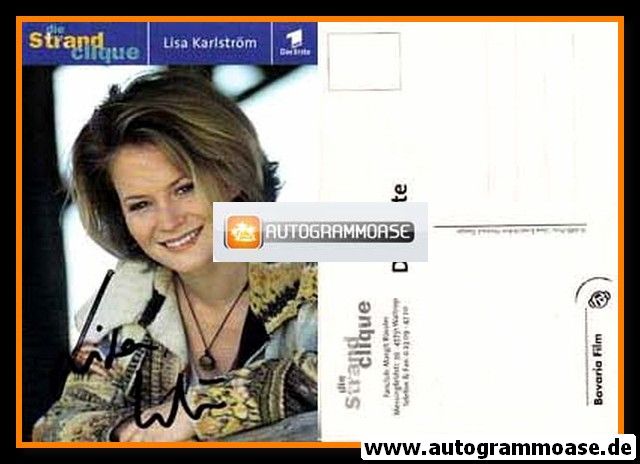 Autogramm TV | ARD | Lisa KARLSTRÖM | 2000er "Die Strandclique" (Ernst)