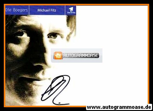 Autogramm TV | ARD | Michael FITZ | 2000er "Die Boegers" (Portrait Color)