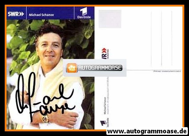 Autogramm TV | ARD | Michael SCHANZE | 2000 "Kinderquatsch" (Portrait Color)