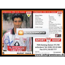 Autogramm Fussball | VfB Stuttgart | 1997 | Murat YAKIN