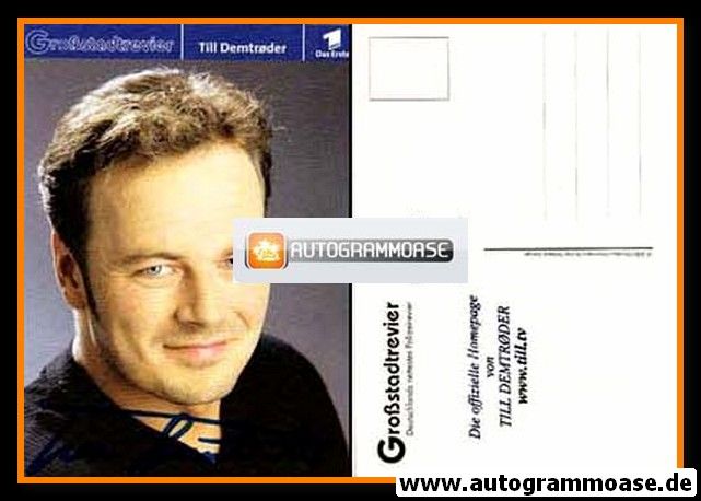 Autogramm TV | ARD | Till DEMTRODER | 1990er "Grossstadtrevier" (Portrait Color) Herrmann