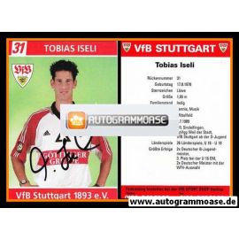 Autogramm Fussball | VfB Stuttgart | 1998 | Tobias ISELI