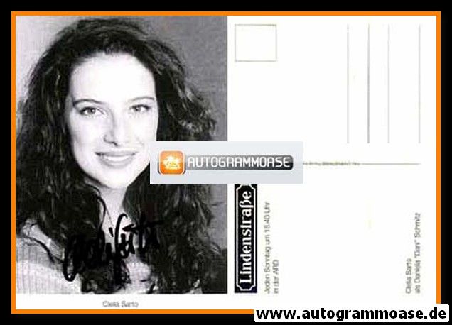 Autogramm TV | ARD | Clelia SARTO | 1990er "Lindenstrasse" (Kost)