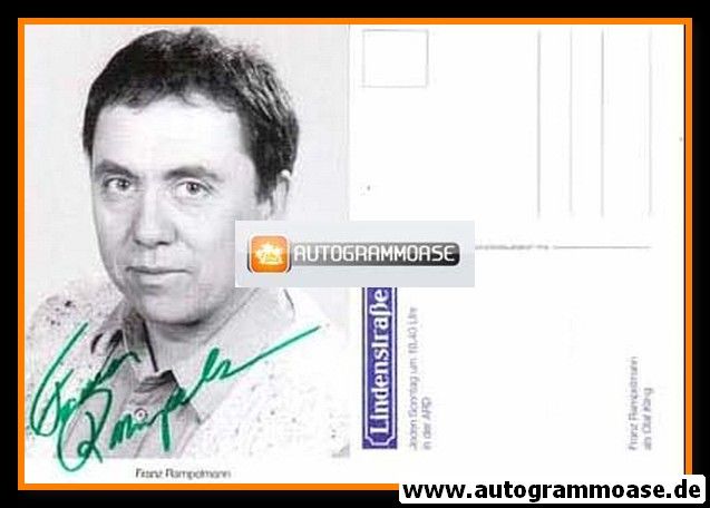 Autogramm TV | ARD | Franz RAMPELMANN | 1990er "Lindenstrasse" (Krüger)