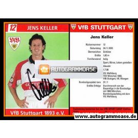 Autogramm Fussball | VfB Stuttgart | 1998 | Jens KELLER