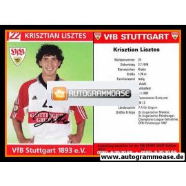 Autogramm Fussball | VfB Stuttgart | 1998 | Krisztian LISZTES