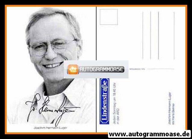 Autogramm TV | ARD | Joachim Hermann LUGER | 1990er "Lindenstrasse" 2