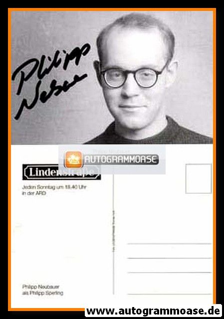 Autogramm TV | ARD | Philipp NEUBAUER | 1990er "Lindenstrasse" (Kost)