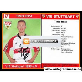 Autogramm Fussball | VfB Stuttgart | 1998 | Timo ROST