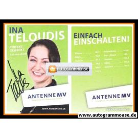 Autogramm Radio | Antenne MV | Ina TELOUDIS | 2000er (Portrait Color)