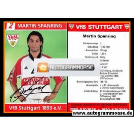 Autogramm Fussball | VfB Stuttgart | 1998 | Martin SPANRING