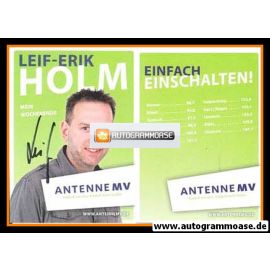 Autogramm Radio | Antenne MV | Leif-Erik HOLM | 2000er (Portrait Color) 