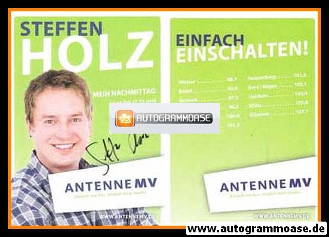 Autogramm Radio | Antenne MV | Steffen HOLZ | 2000er (Portrait Color) 