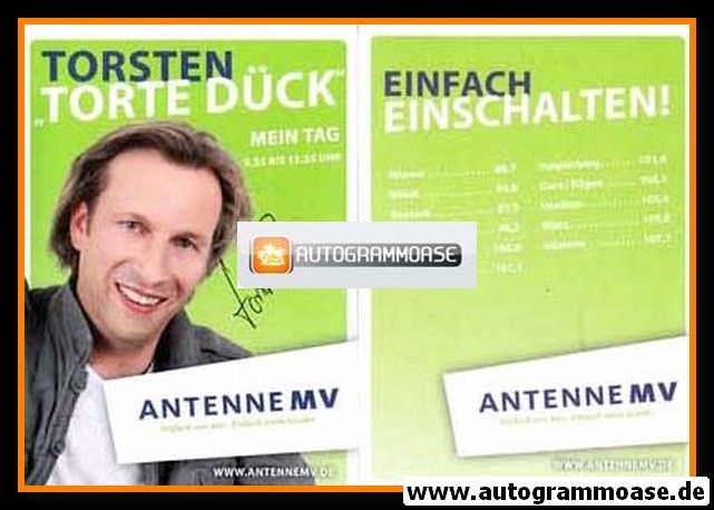 Autogramm Radio | Antenne MV | Torsten DÜCK | 2000er (Portrait Color) 