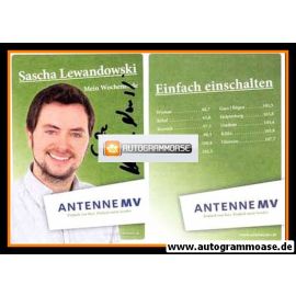 Autogramm Radio | Antenne MV | Sascha LEWANDOWSKI | 2000er (Portrait Color)