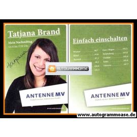 Autogramm Radio | Antenne MV | Tatjana BRAND | 2000er (Portrait Color) 2