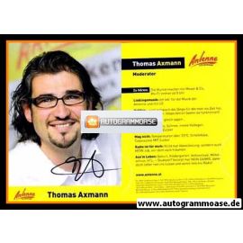 Autogramm Radio | Antenne Steiermark | Thomas AXMANN | 2000er (Portrait Color)
