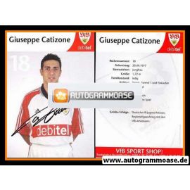 Autogramm Fussball | VfB Stuttgart | 1999 | Giuseppe CATIZONE