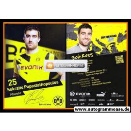 Autogramm Fussball | Borussia Dortmund | 2014 Druck | Sokratis PAPASTATHOPOULOS