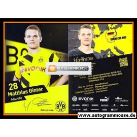 Autogramm Fussball | Borussia Dortmund | 2014 Druck | Matthias GINTER