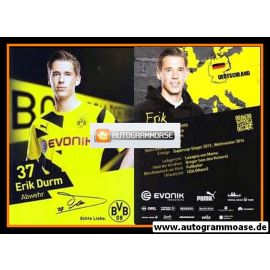 Autogramm Fussball | Borussia Dortmund | 2014 Druck | Erik DURM