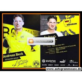 Autogramm Fussball | Borussia Dortmund | 2014 Druck | Andreas BECK