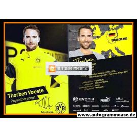 Autogramm Fussball | Borussia Dortmund | 2014 Druck | Thorben VOESTE