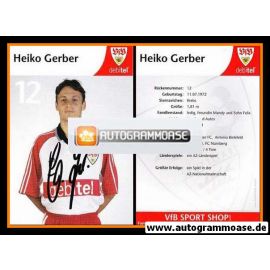 Autogramm Fussball | VfB Stuttgart | 1999 | Heiko GERBER