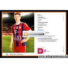 Autogramm Fussball | FC Bayern München | 2014 Druck | Mitchell WEISER