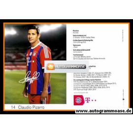 Autogramm Fussball | FC Bayern München | 2014 Druck | Claudio PIZARRO