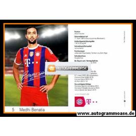 Autogramm Fussball | FC Bayern München | 2014 Druck | Medhi BENATIA