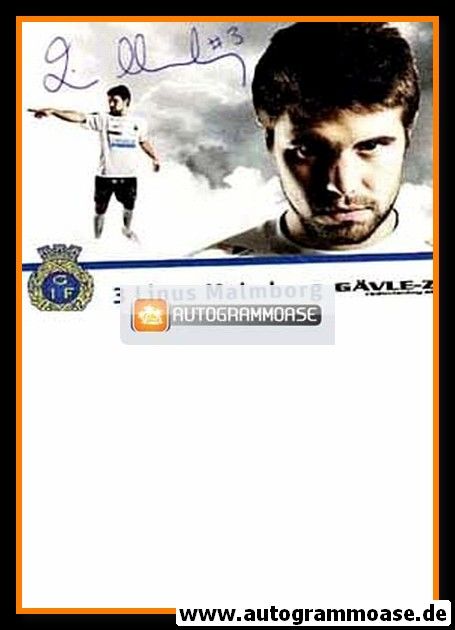 Autogramm Fussball | Gefle IF | 2012 | Linus MALMBORG