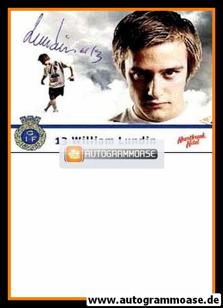 Autogramm Fussball | Gefle IF | 2012 | William LUNDIN