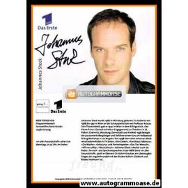 Autogramm TV | ARD | Johannes STECK | 2000er "In Aller Freundschaft" 2