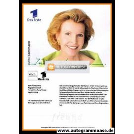 Autogramm TV | ARD | Jutta KAMMANN | 2000er "In Aller Freundschaft" 3