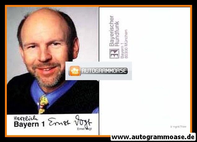 Autogramm TV | BR | Ernst VOGT | 1990er (Portrait Color)