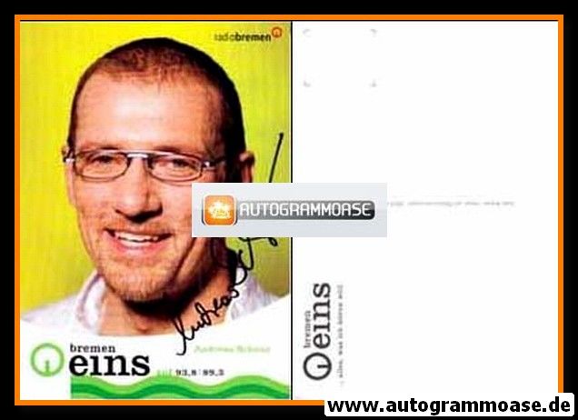 Autogramm Radio | Bremen Eins | Andreas SCHNUR | 2000er (Portrait Color)