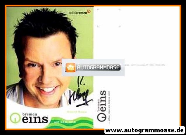 Autogramm Radio | Bremen Eins | Roland KLOOS | 2000er (Portrait Color)