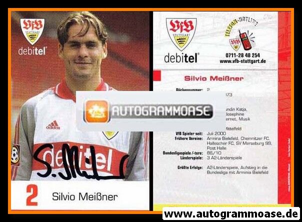 Autogramm Fussball | VfB Stuttgart | 2000 | Silvio MEISSNER