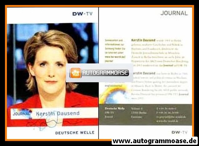 Autogramm TV | DW-TV | Kerstin DAUSEND | 2000er "Journal"