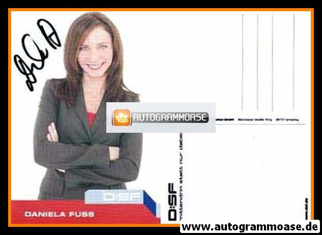 Autogramm TV | DSF | Daniela FUSS | 1990er (Portrait Color)