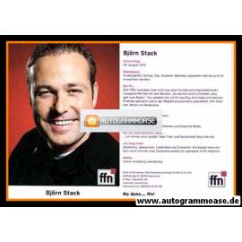 Autogramm Radio | FFN | Björn STACK | 2000er (Portrait Color)