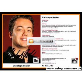 Autogramm Radio | FFN | Christoph RECKER | 2000er (Portrait Color)